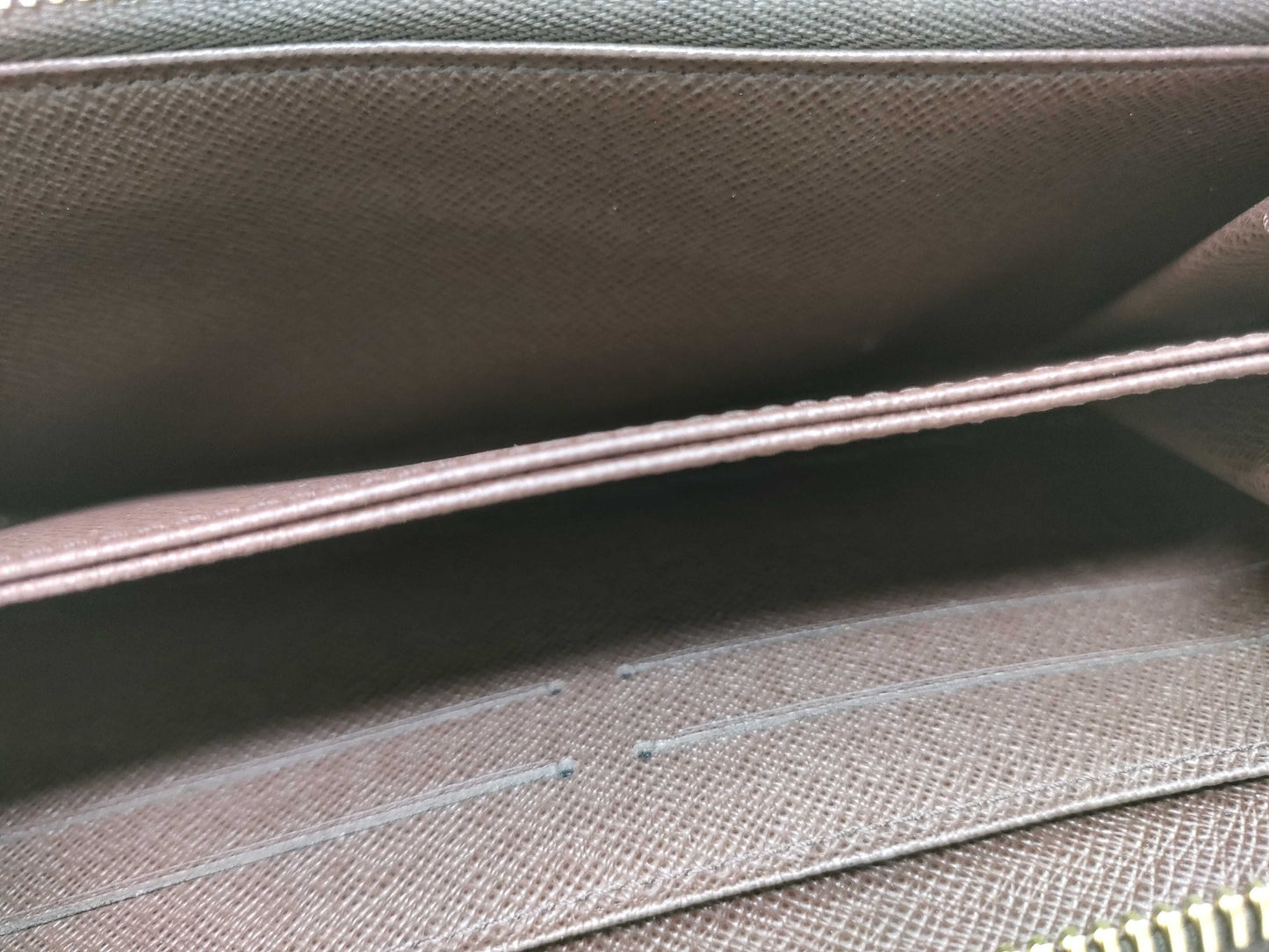LOUIS VUITTON Damier Zippy Wallet N60015 CA3111 Wallet