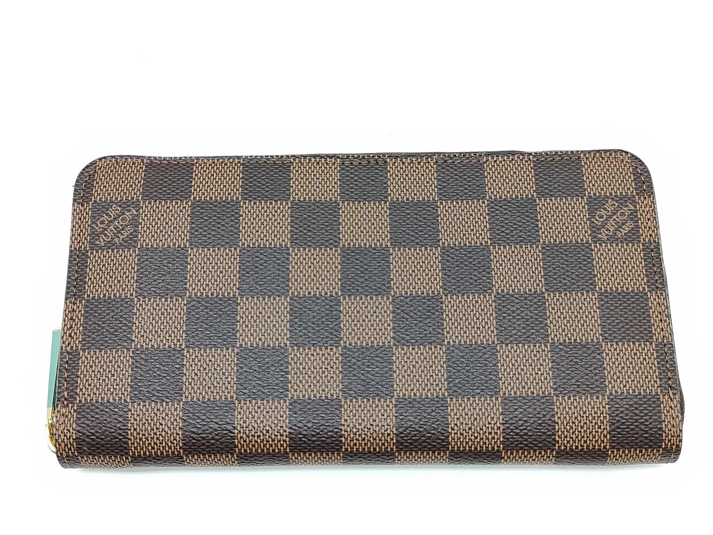 LOUIS VUITTON Damier Zippy Wallet N60015 CA3111 Wallet