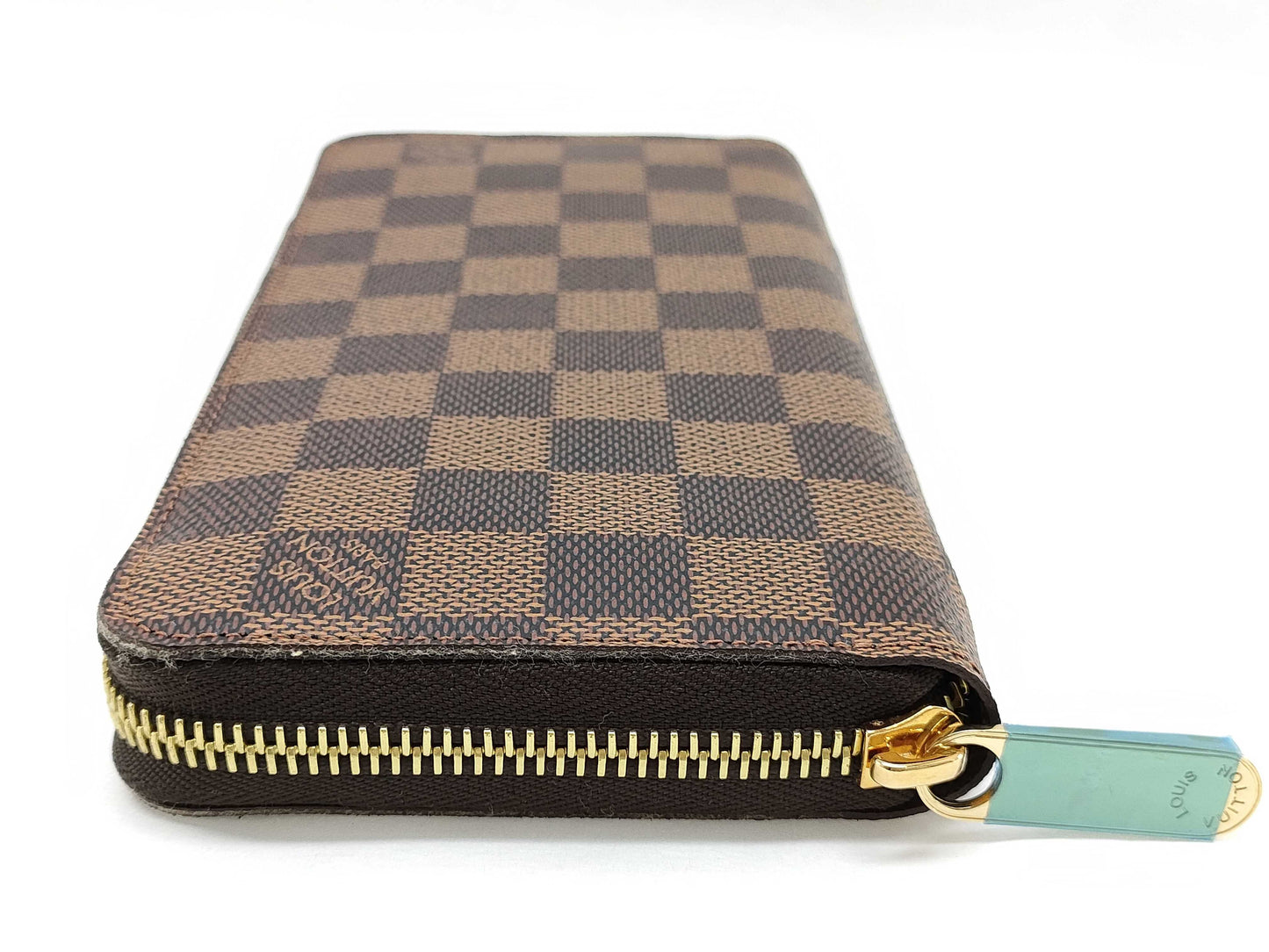 LOUIS VUITTON Damier Zippy Wallet N60015 CA3111 Wallet