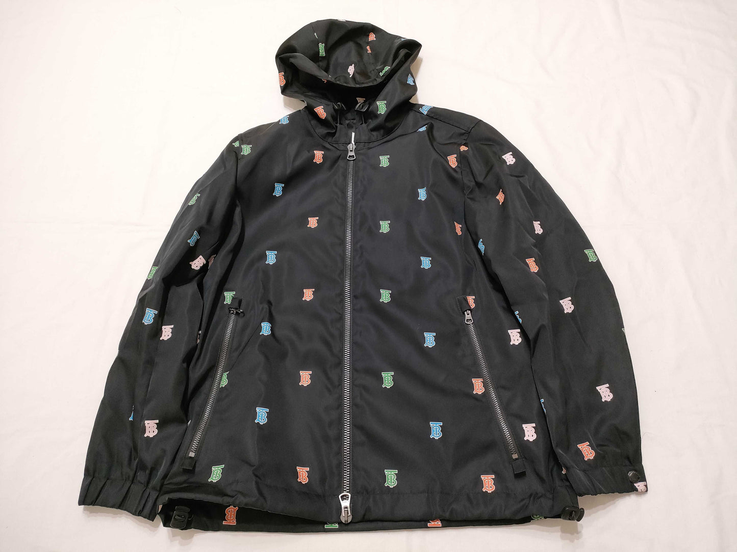 BURBERRY TB Monogram Hooded Parka Multi Jacket