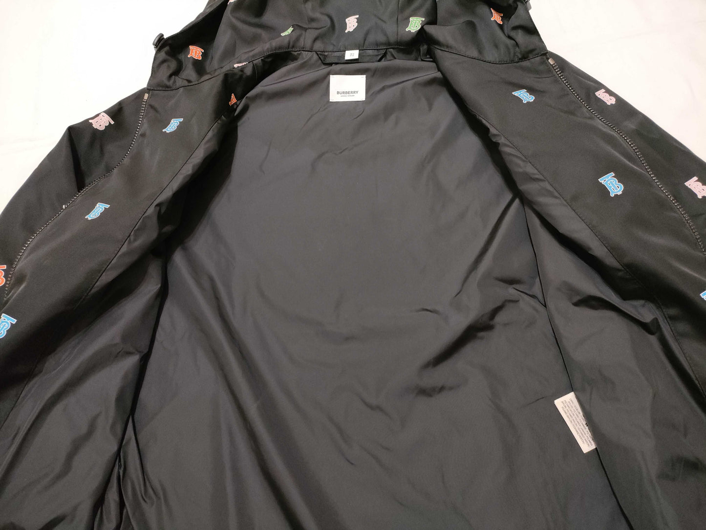 BURBERRY TB Monogram Hooded Parka Multi Jacket