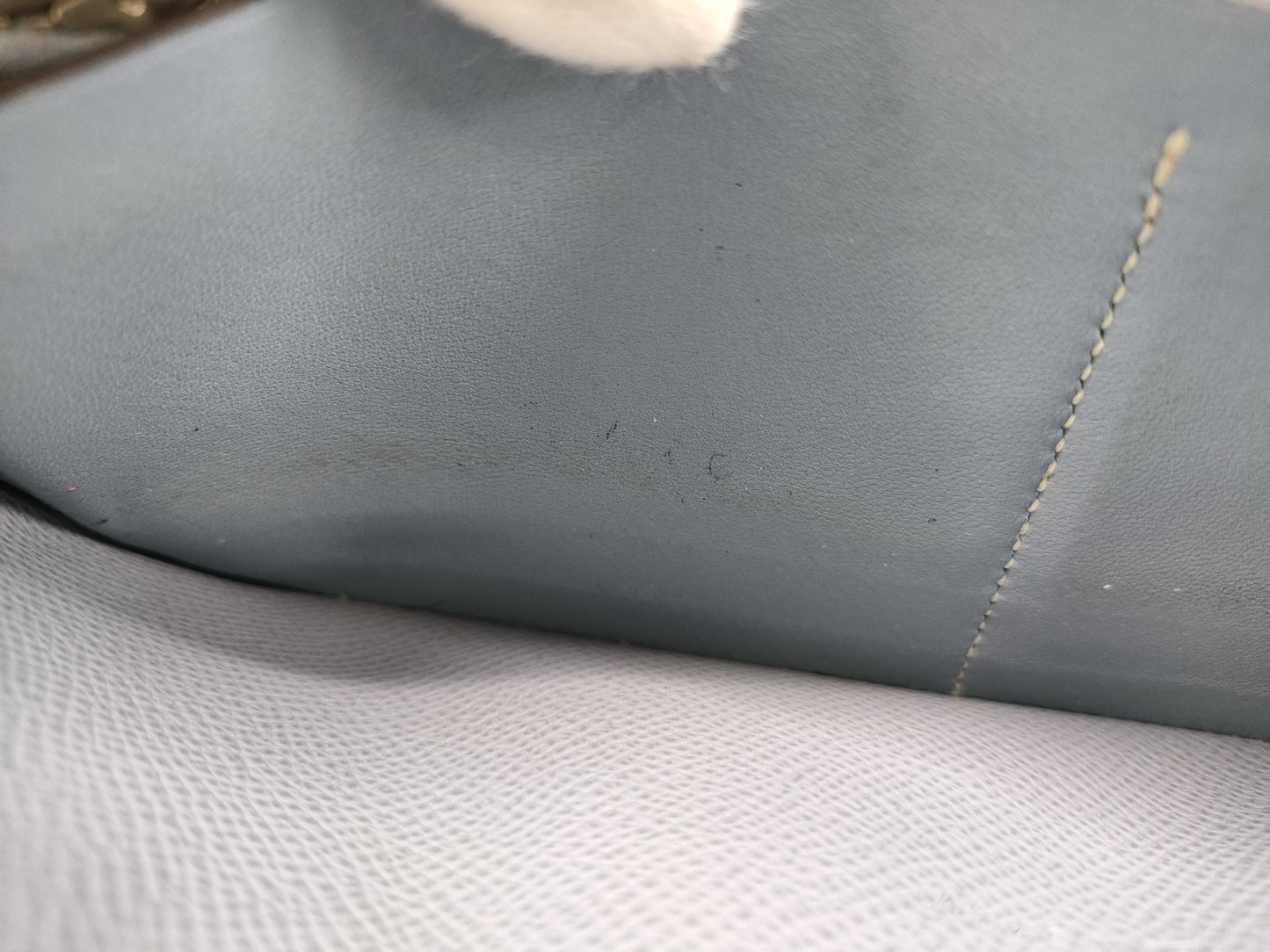 HERMES Azap Long Classic Epson Gray Wallet