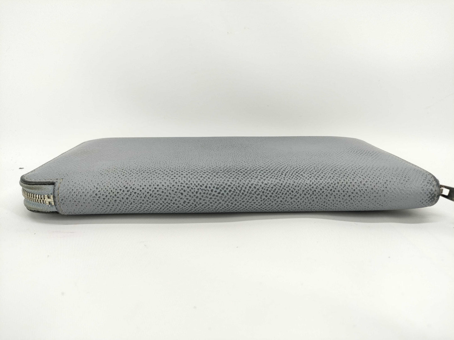 HERMES Azap Long Classic Epson Gray Wallet