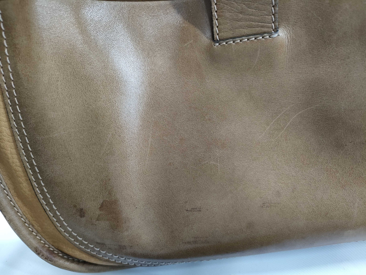 LOEWE Anagram/Vintage/Leather Shoulder Bag