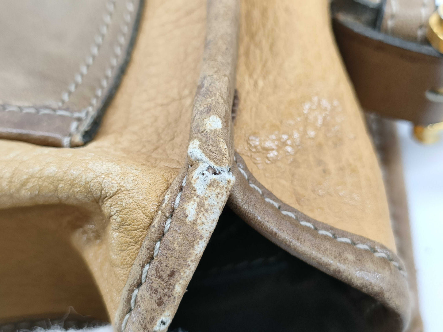 LOEWE Anagram/Vintage/Leather Shoulder Bag