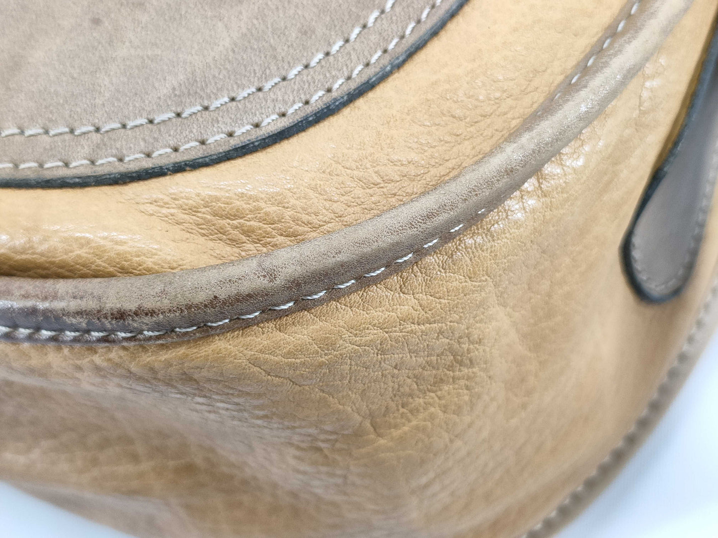 LOEWE Anagram/Vintage/Leather Shoulder Bag