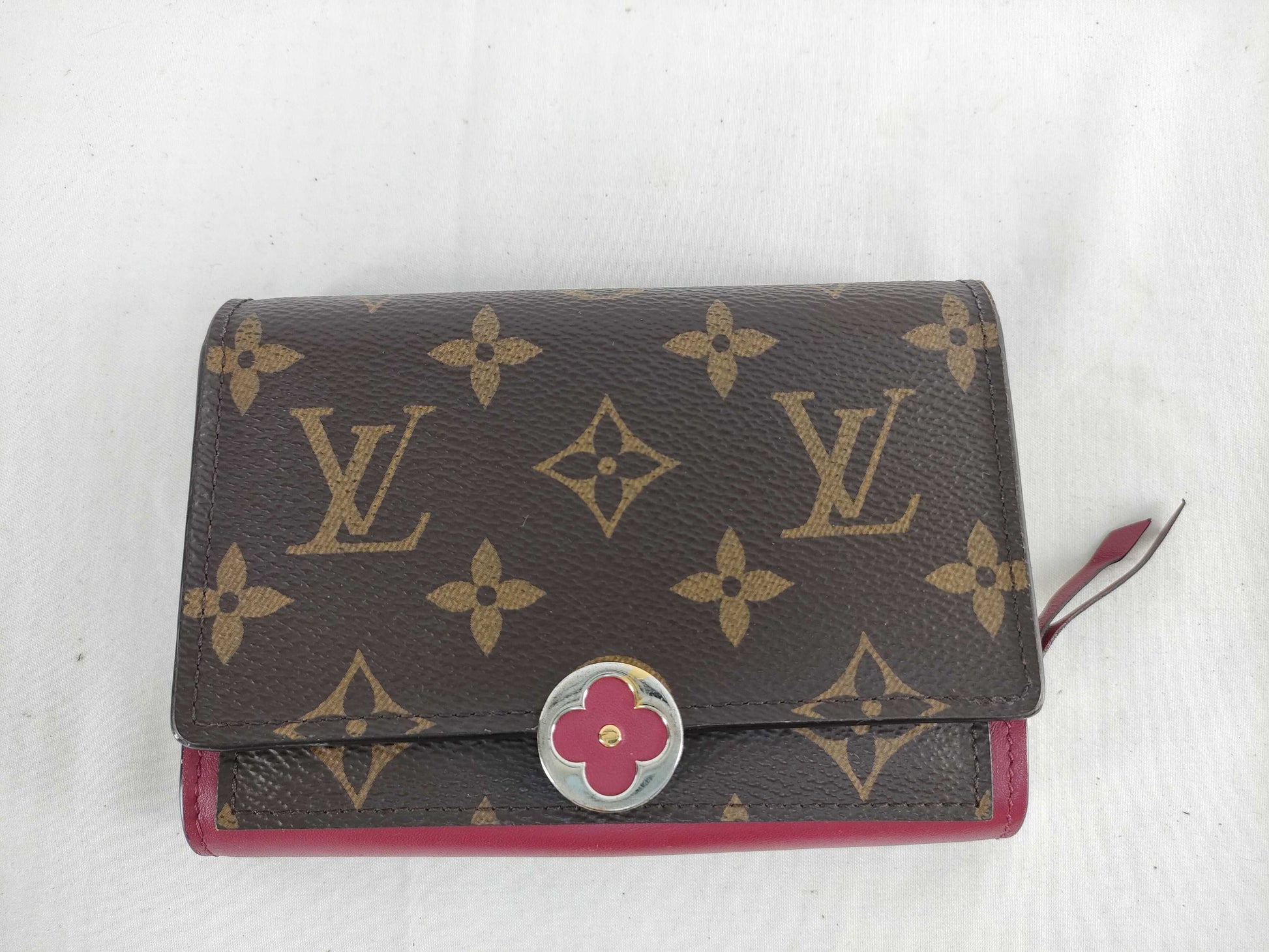 LOUIS VUITTON Louis Vuitton Monogram Porte-Feuille Flor Wallet