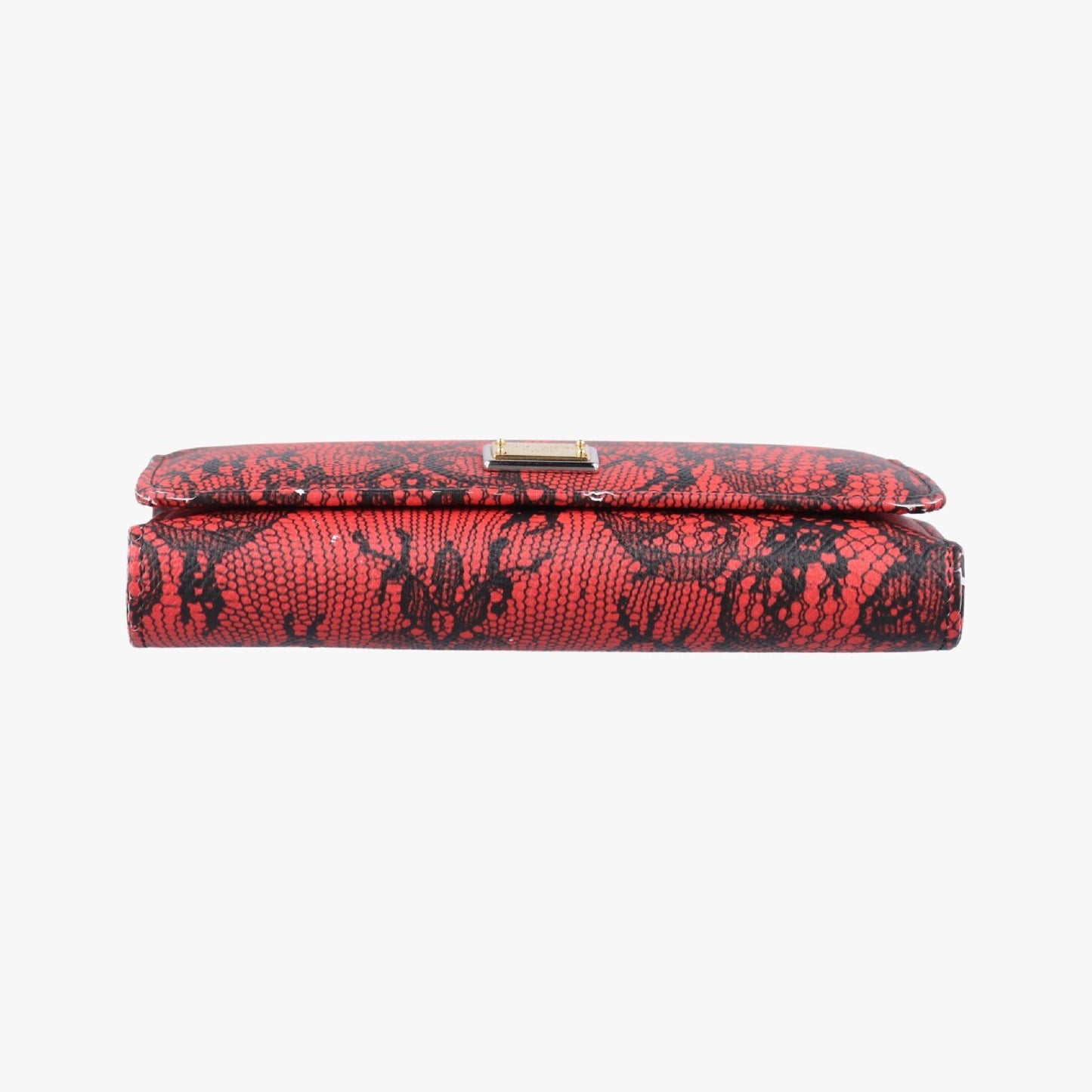D&G Lace Wallet Mini Red x Black Shoulder Bag