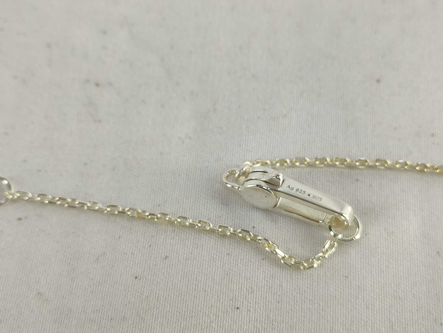 GUCCI GG Cross Silver Necklace