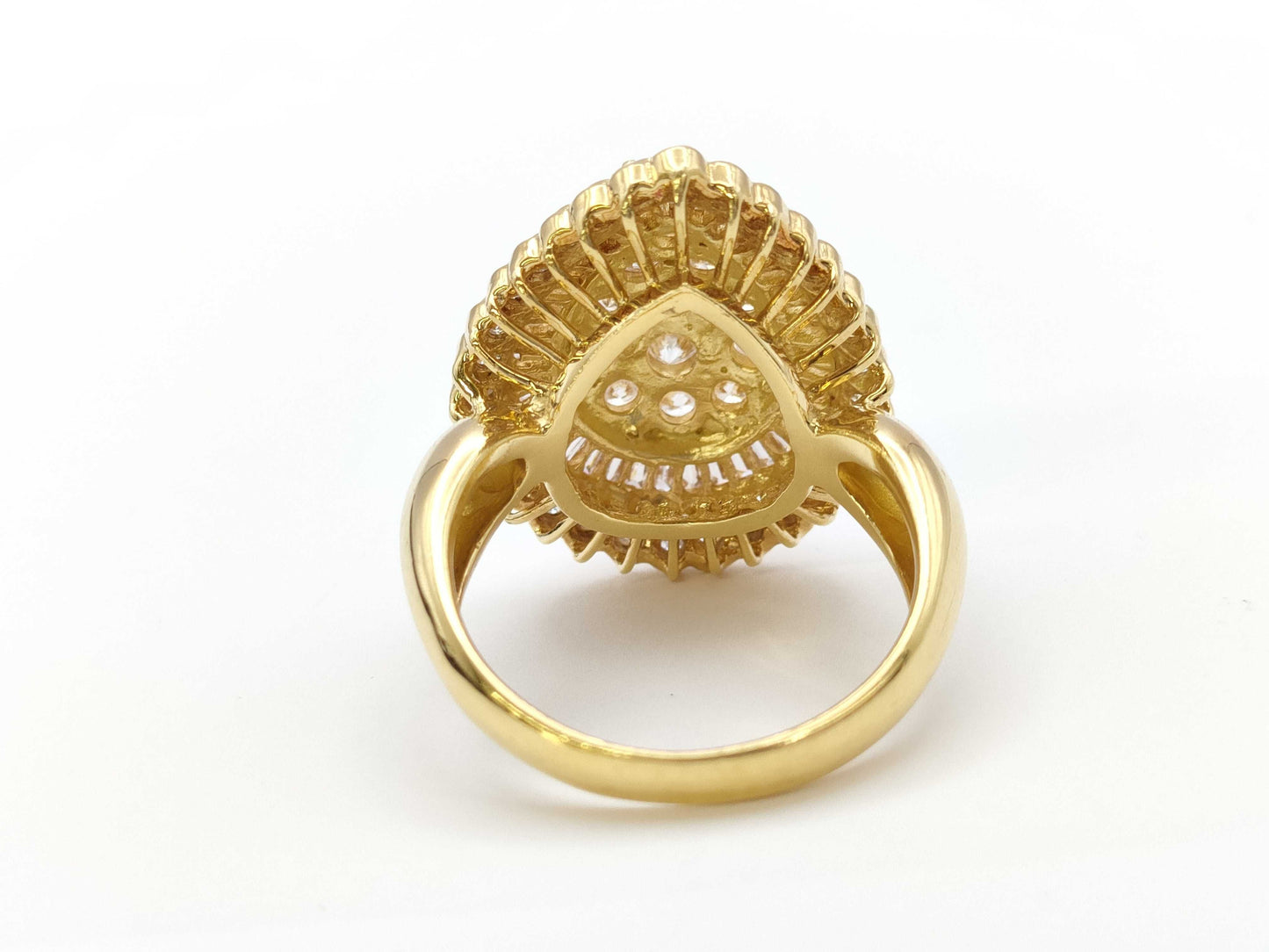 D2.02ct K18 8.9g Ring