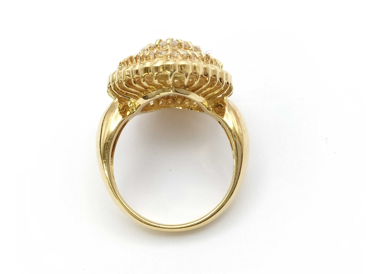 D2.02ct K18 8.9g Ring