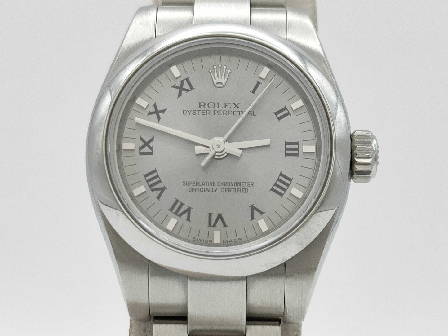 ROLEX 176200 G240553 Gray Dial Women's Watch