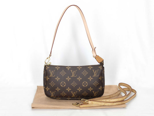 LOUIS VUITTON Pochette Accessoires M51980 Pouch with Long Strap