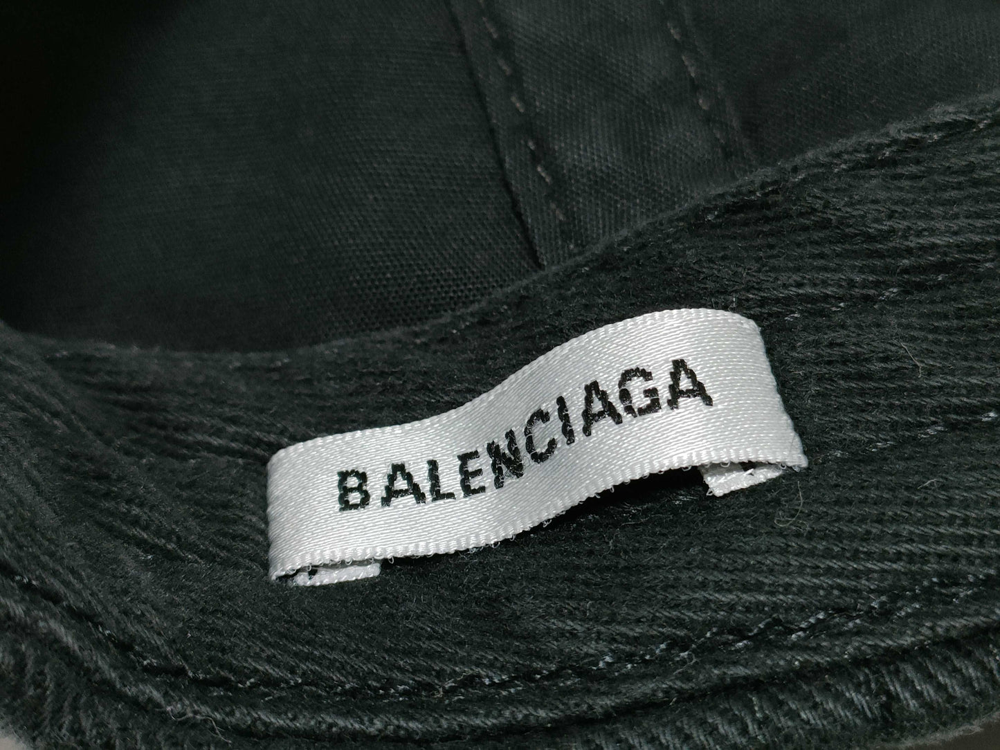 BALENCIAGA BB Icon Baseball Cap Black #S Other Accessories