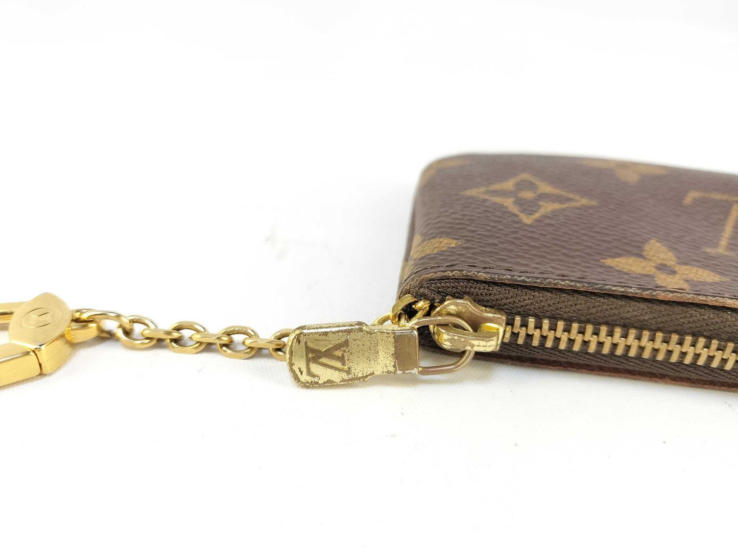 LOUIS VUITTON Monogram Louis Vuitton Card Key Case Monogram Pochette Cle M62650 CT4199 Coin Case