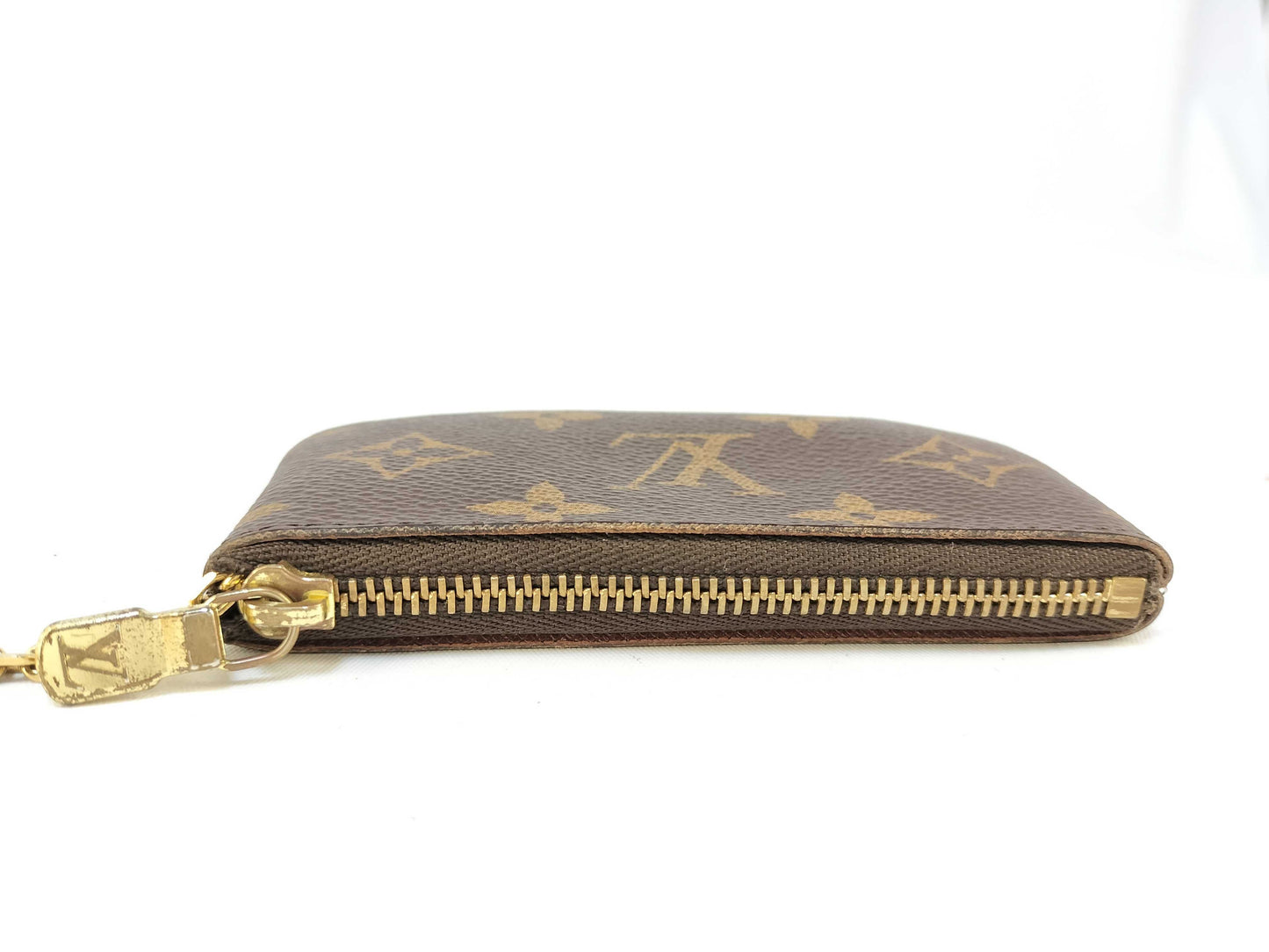 LOUIS VUITTON Monogram Louis Vuitton Card Key Case Monogram Pochette Cle M62650 CT4199 Coin Case