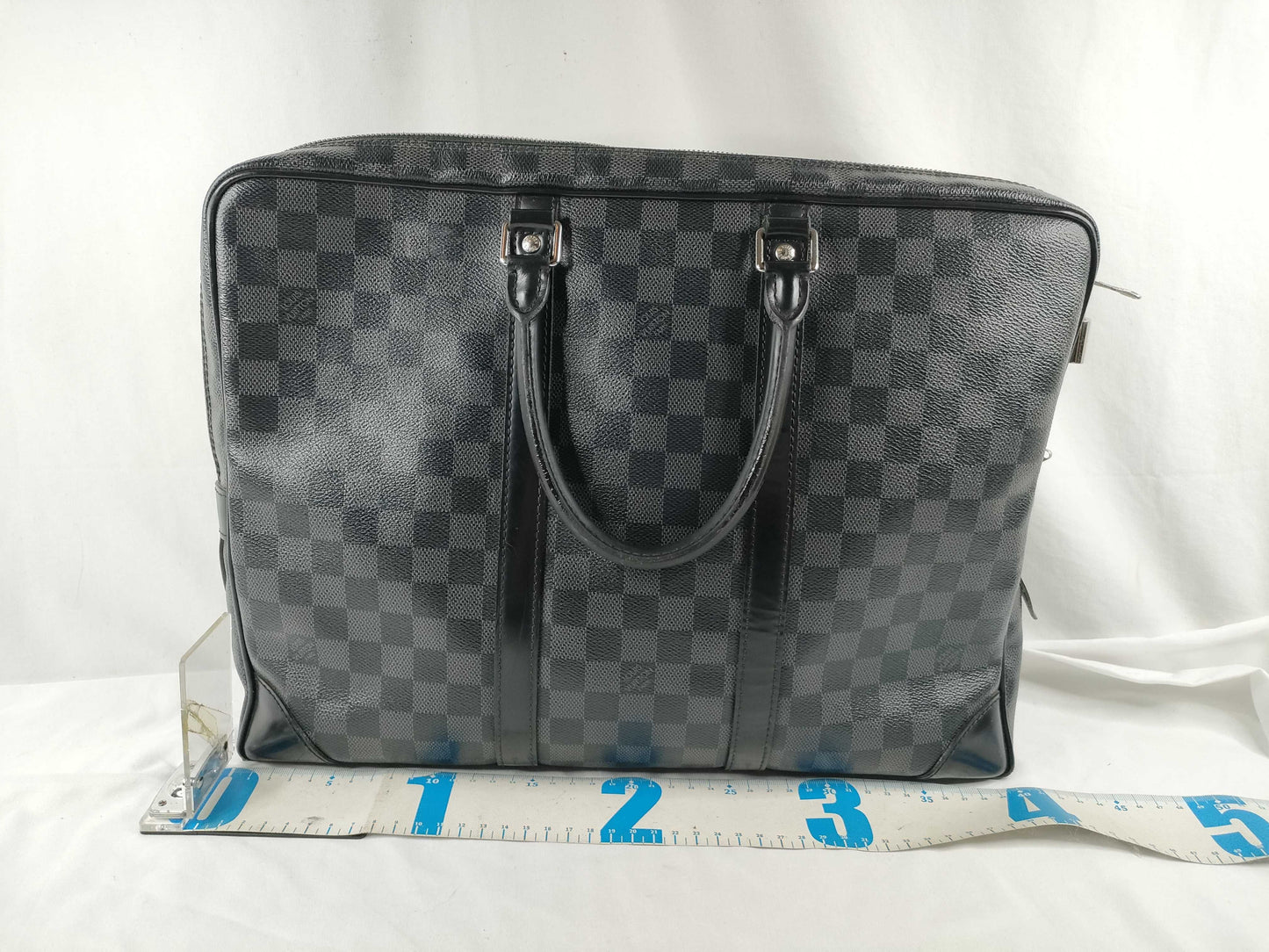 LOUIS VUITTON Damier Graphite Porte-Document Voyage N41125 Business Bag