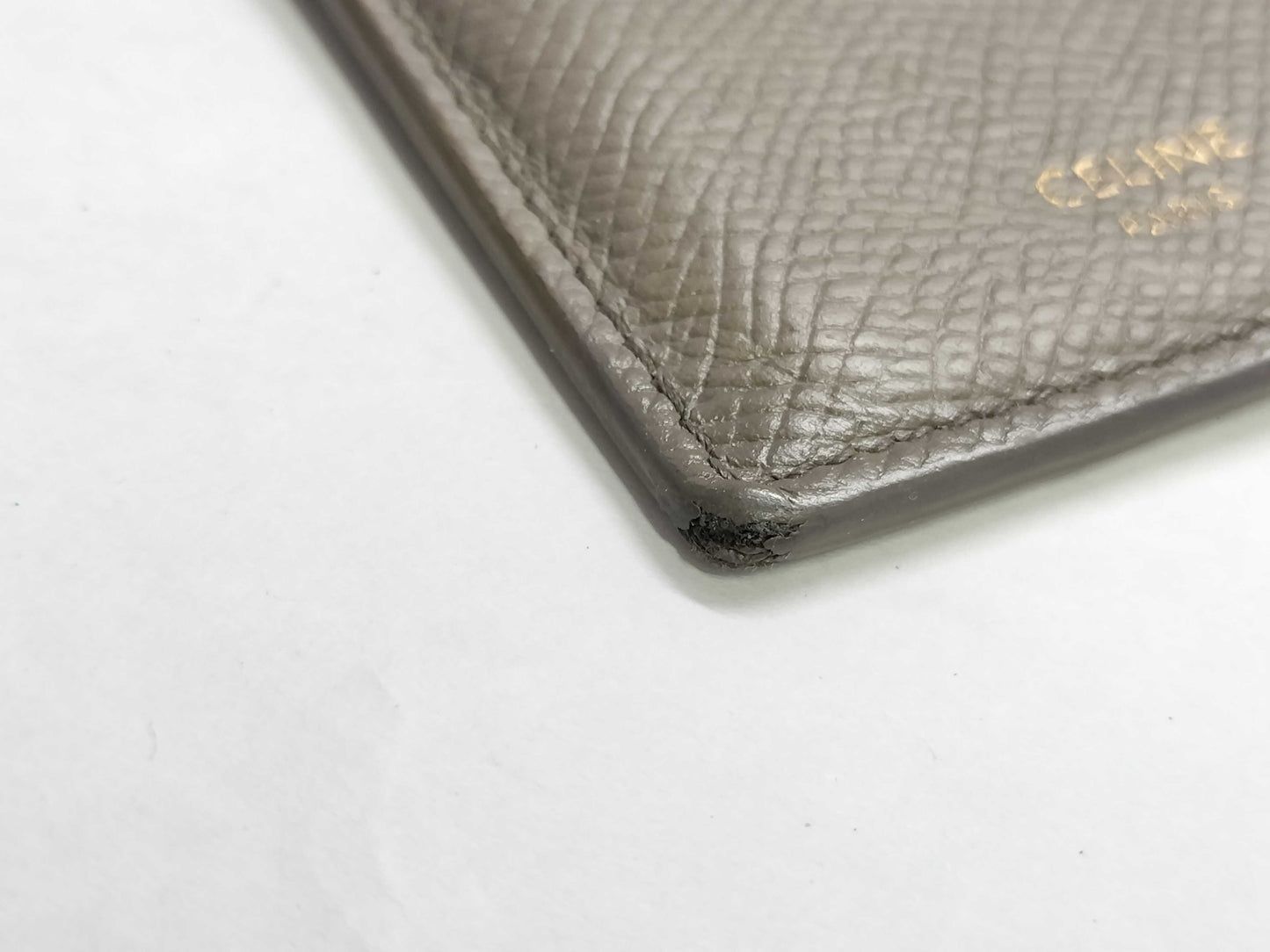 CELINE Fragment Case Leather Coin Case Card Case Coin Card Holder Coin Case