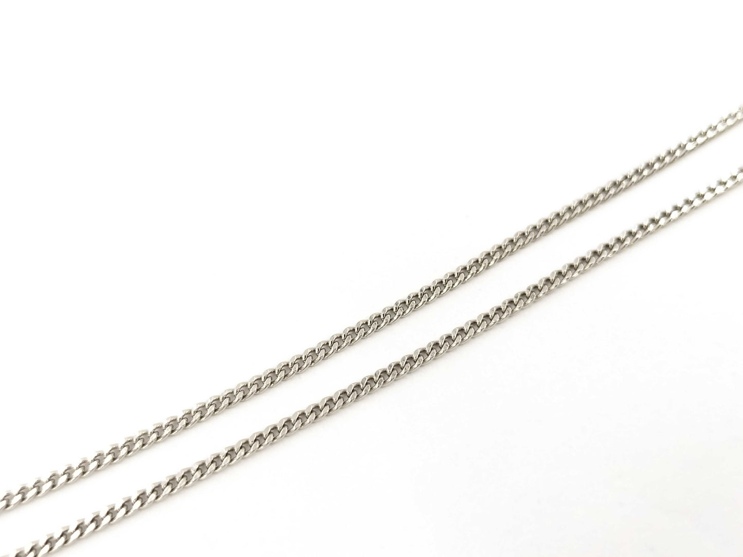OP 0.59ct D 0.30ct PT900/850 7.5g Necklace