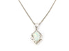 OP 0.59ct D 0.30ct PT900/850 7.5g Necklace