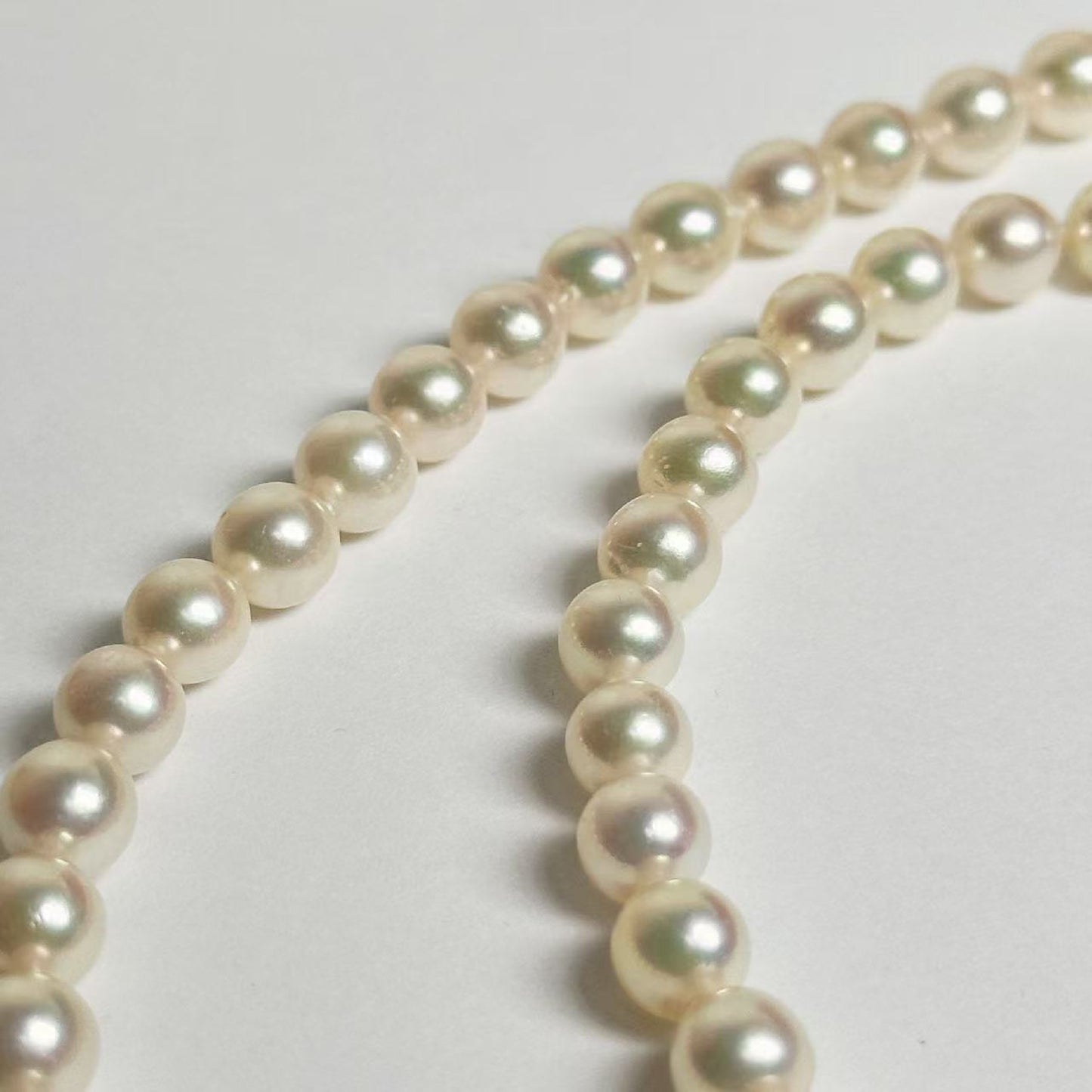 TASAKI Pearl Diameter Approx. 6.5mm-6.9mm Sterling Silver Necklace