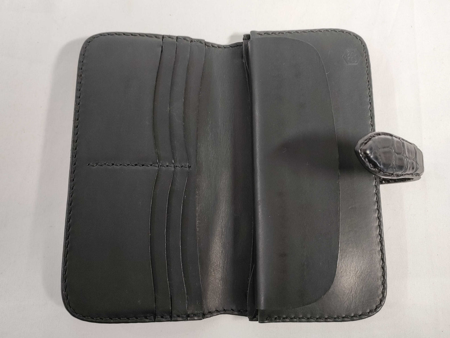 Daisuke Leather Workshop Crocodile Leather Long Wallet