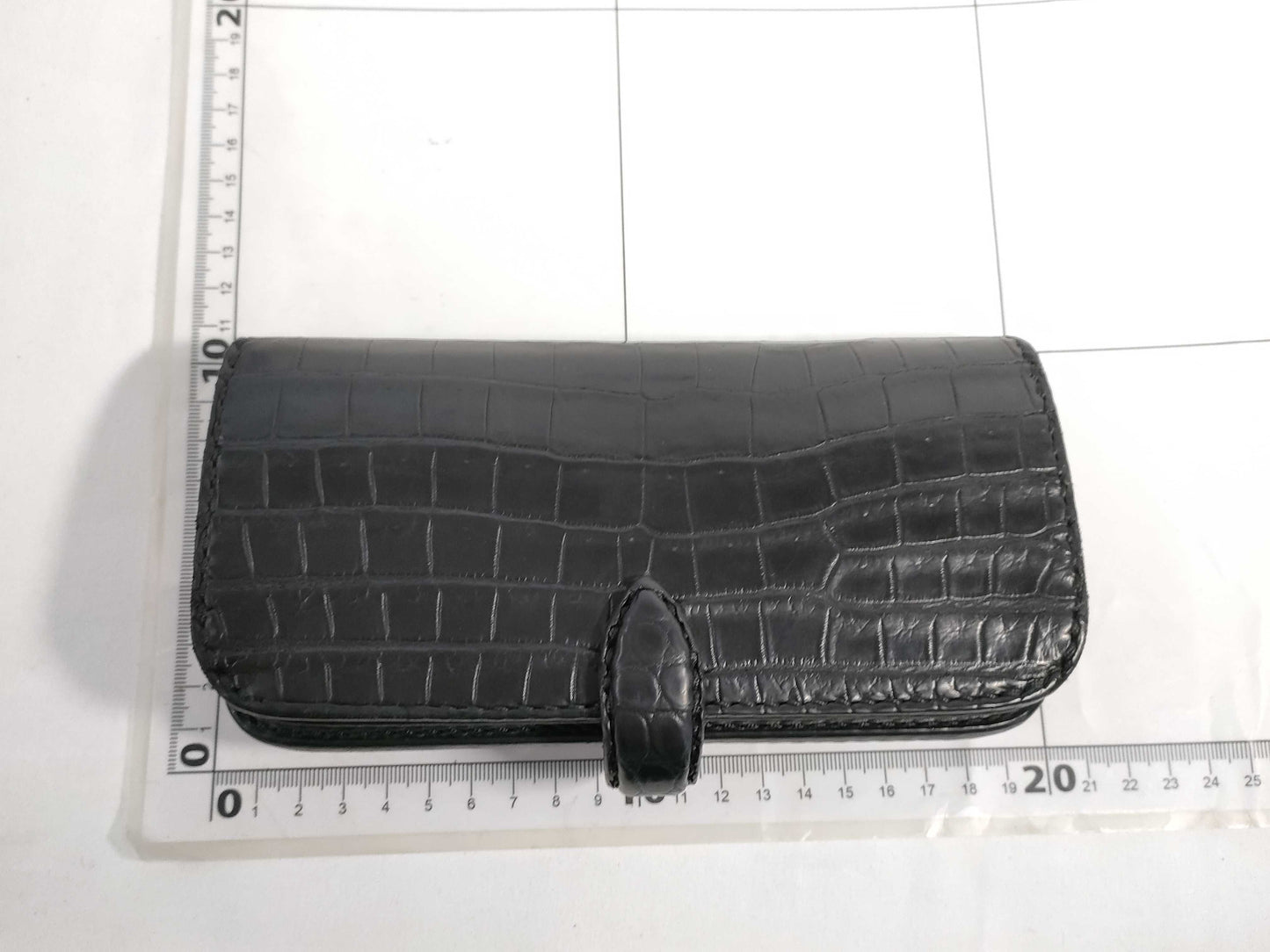 Daisuke Leather Workshop Crocodile Leather Long Wallet