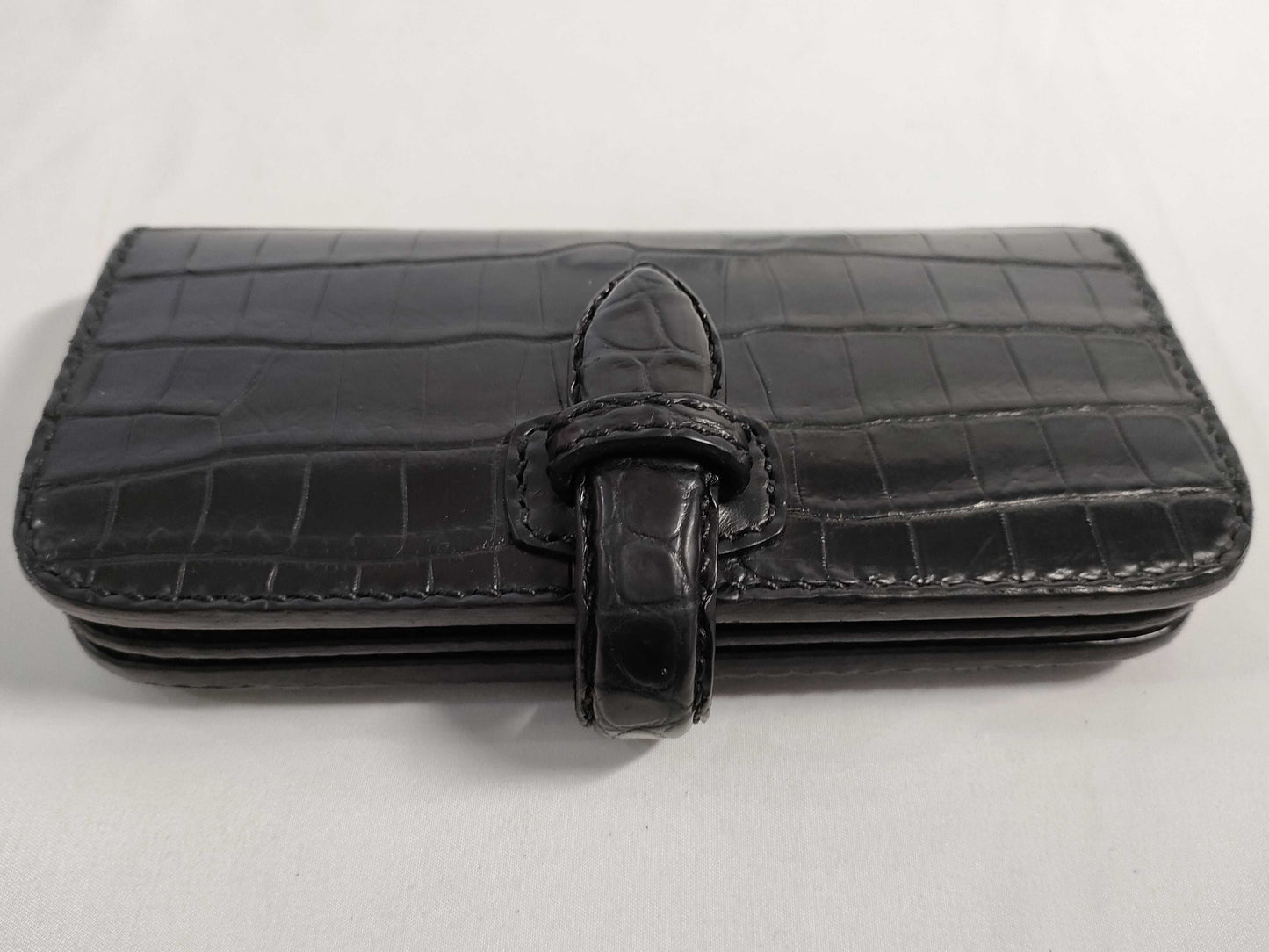 Daisuke Leather Workshop Crocodile Leather Long Wallet