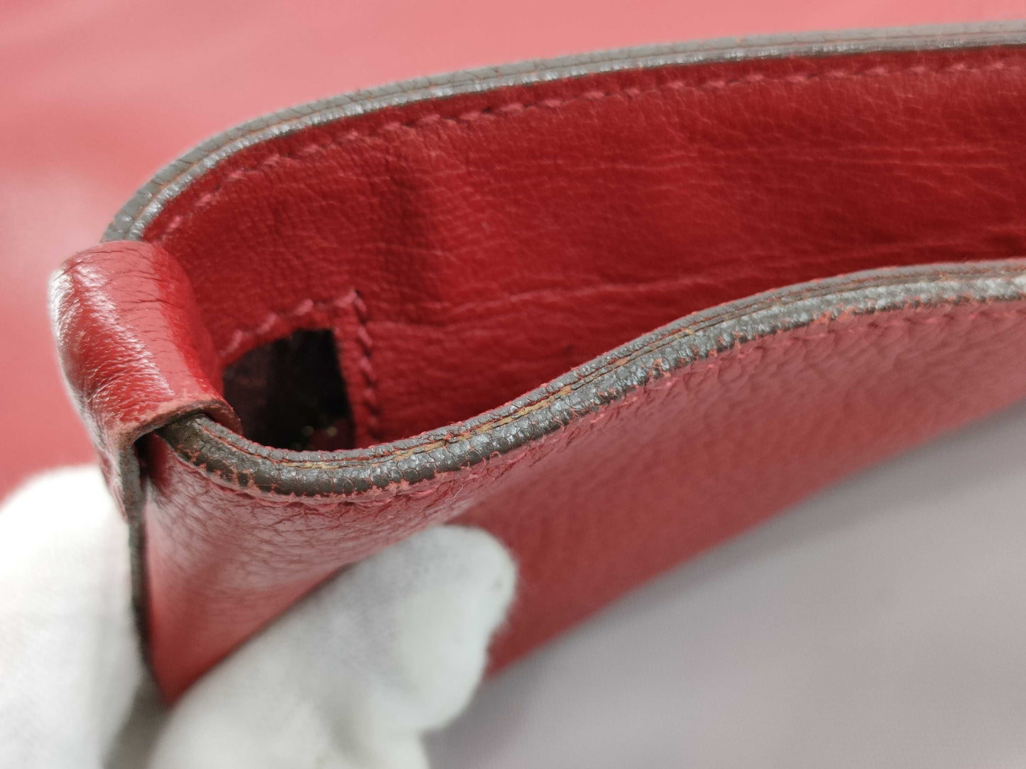 Salvatore Ferragamo Gancini Leather Tote Bag, Red
