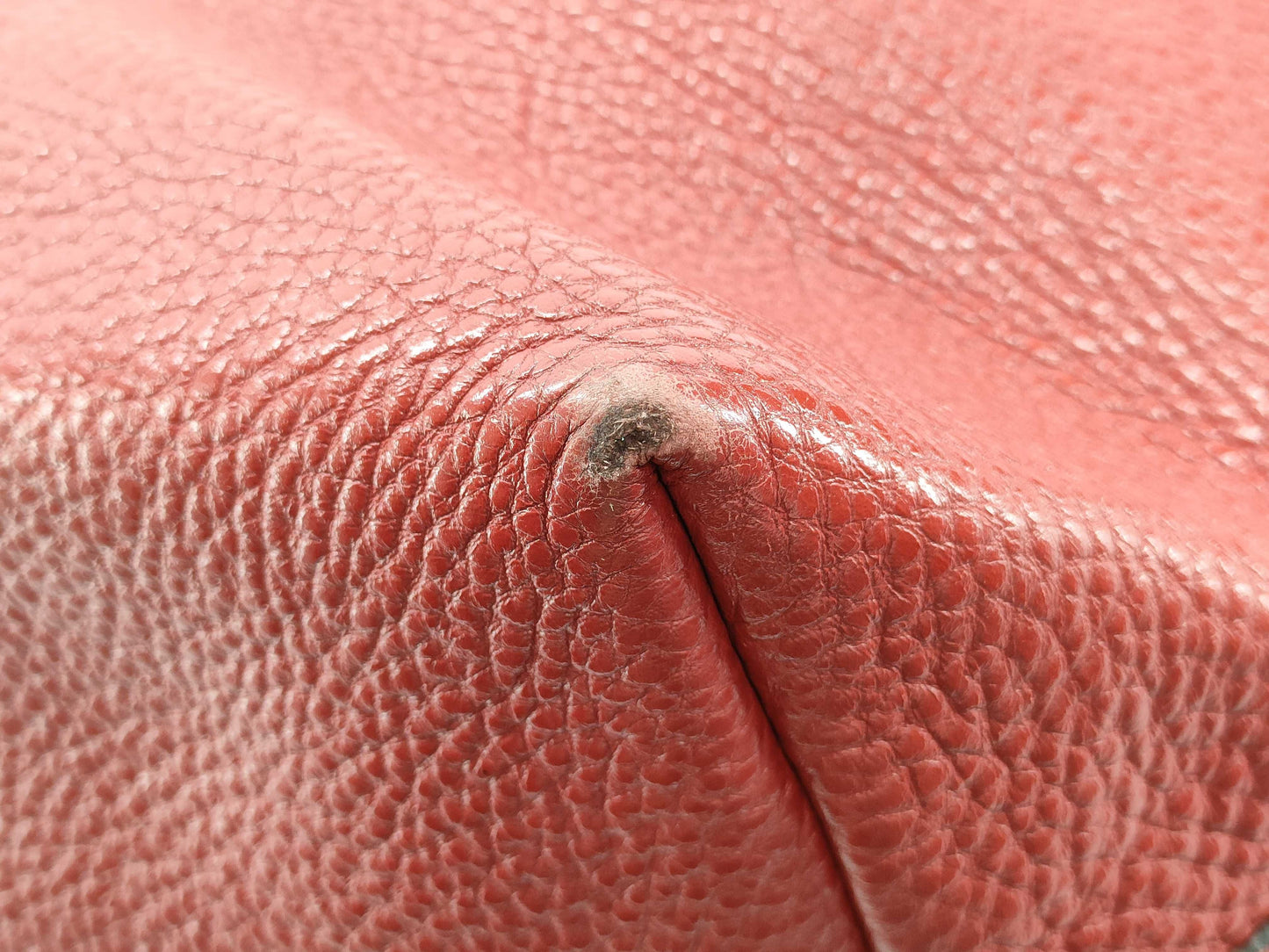 Salvatore Ferragamo Gancini Leather Tote Bag, Red