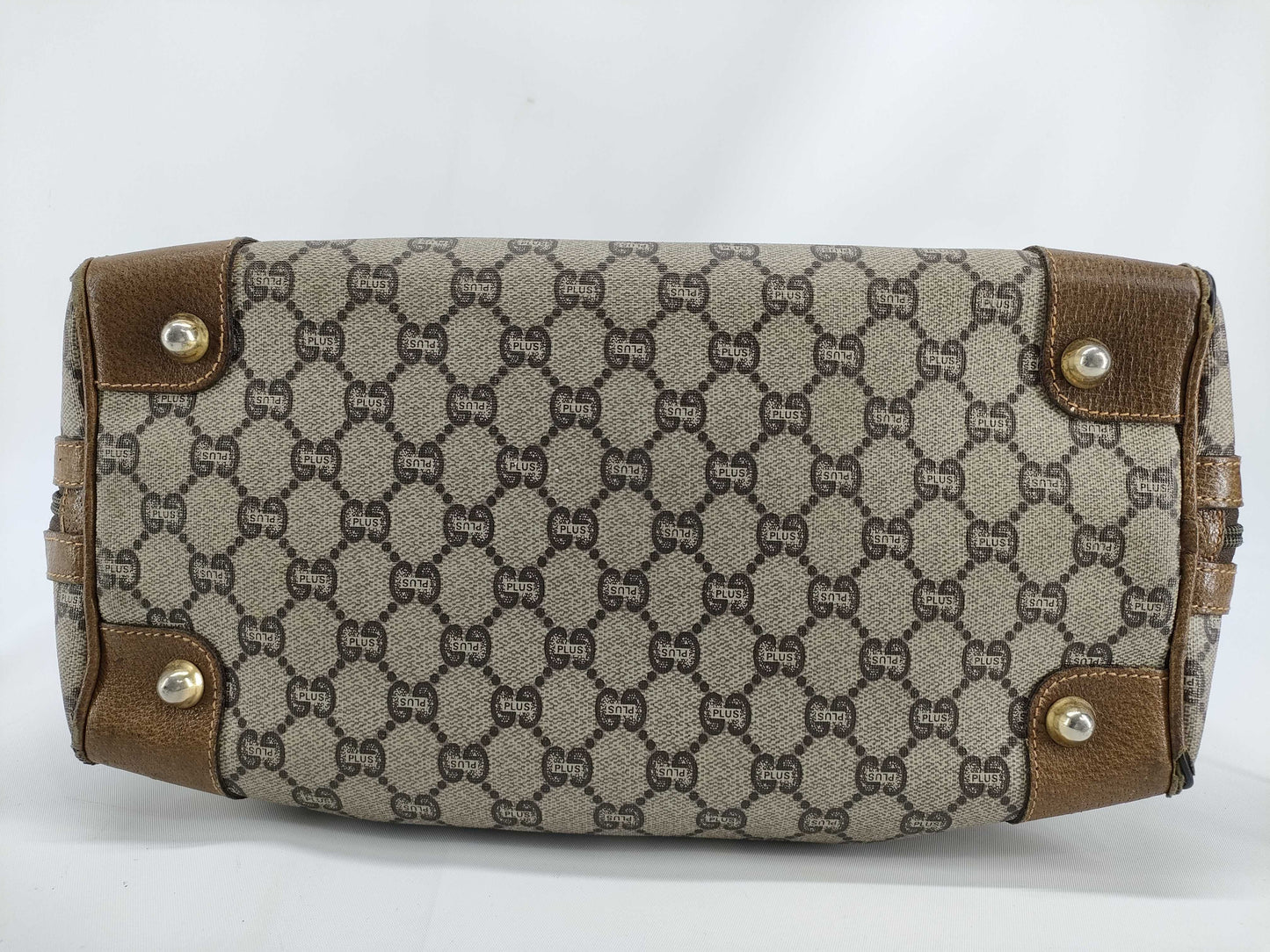 GUCCI GUCCI Old Gucci Mini Boston GG Canvas Handbag Boston Bag