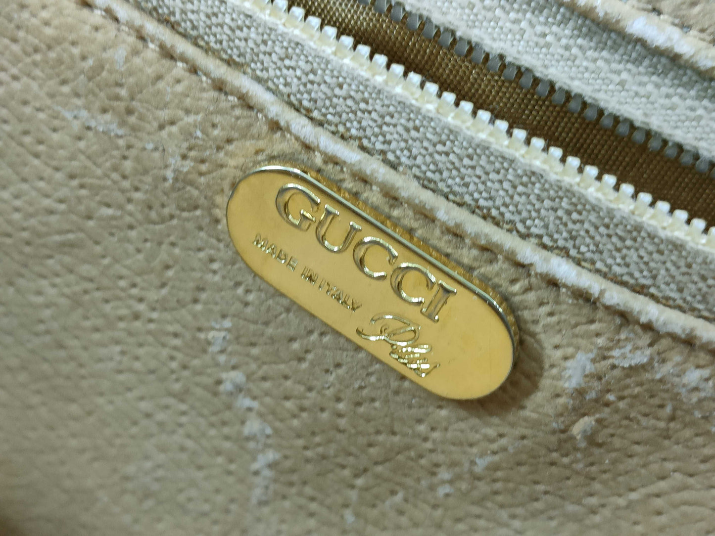 GUCCI GUCCI Old Gucci Mini Boston GG Canvas Handbag Boston Bag