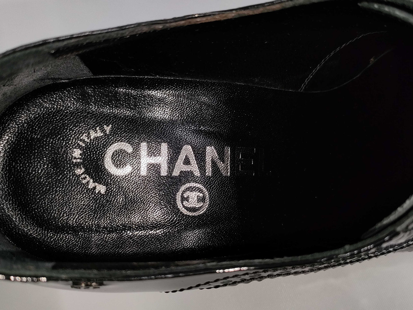 CHANEL CHANEL Leather Patent Matelasse Bootie Pumps Heels Shoes Size 35 1/2 Other Shoes