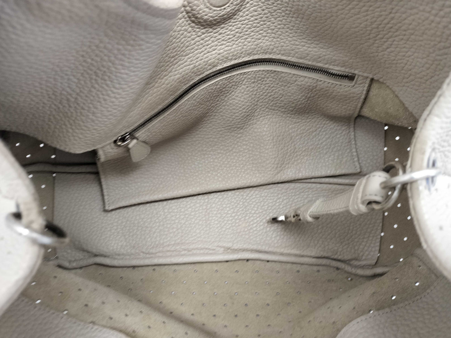 BOTTEGA VENETA Campana Hobo Bag with Perforated Intrecciato Leather Shoulder Bag
