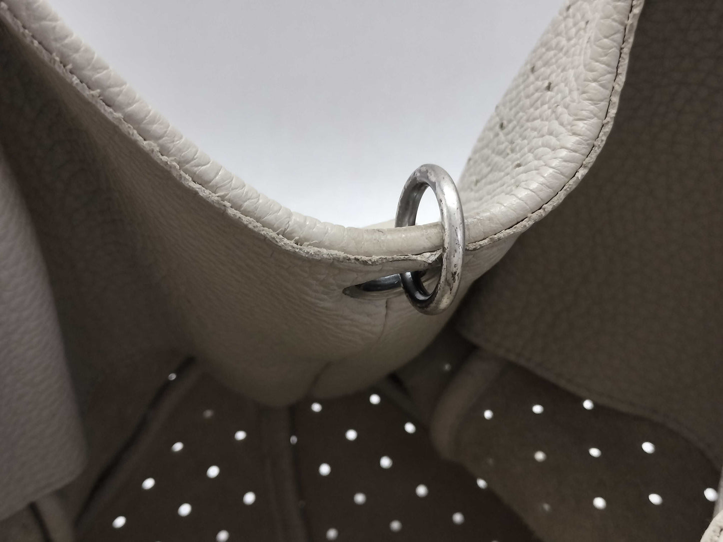 BOTTEGA VENETA Campana Hobo Bag with Perforated Intrecciato Leather Shoulder Bag