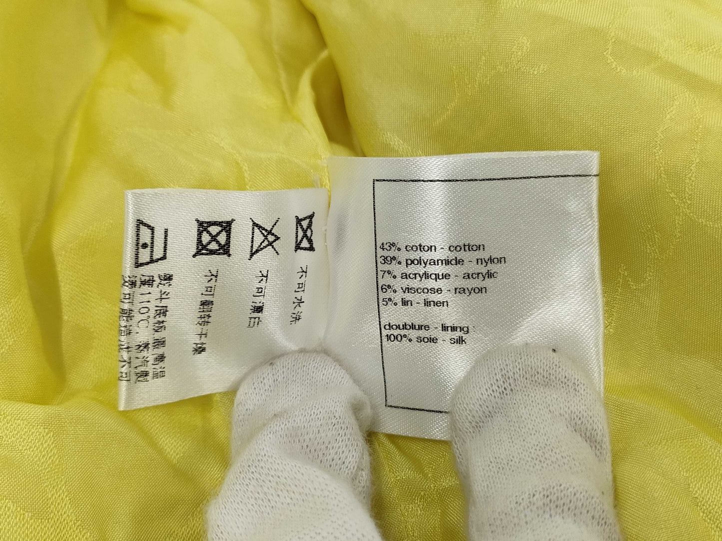 CHANEL Tweed Jacket Size 38