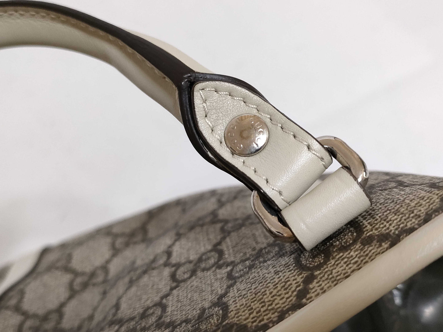 GUCCI Kids' GG Supreme Handbag, Beige, 297557
