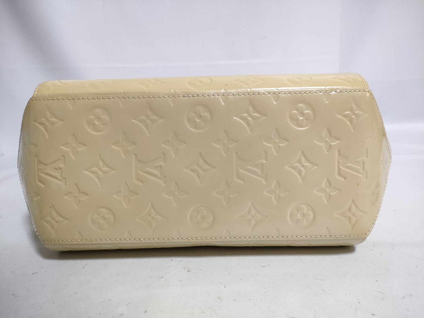 LOUIS VUITTON Vernis Sherwood PM M91491 FL5110 Yellow Handbag
