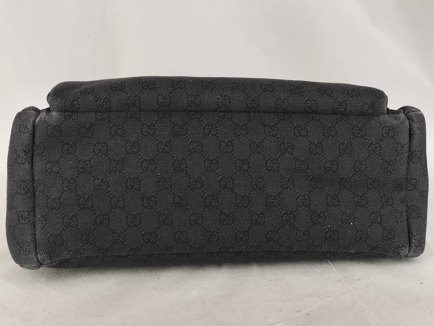 GUCCI GG Nylon Shoulder Bag, Black, 112249