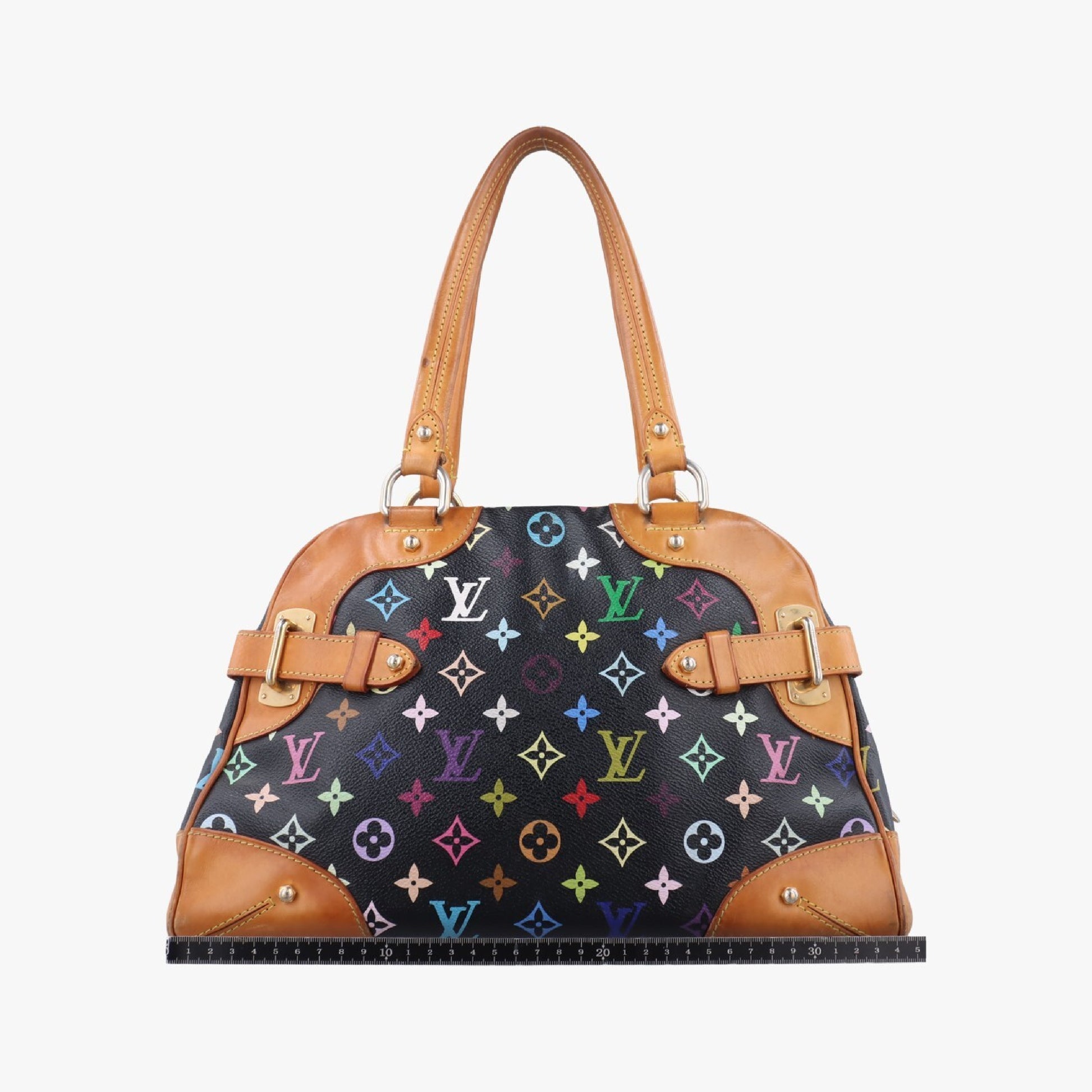 LOUIS VUITTON Claudia Noir Monogram Multicolore M40194 TH3008 Handbag