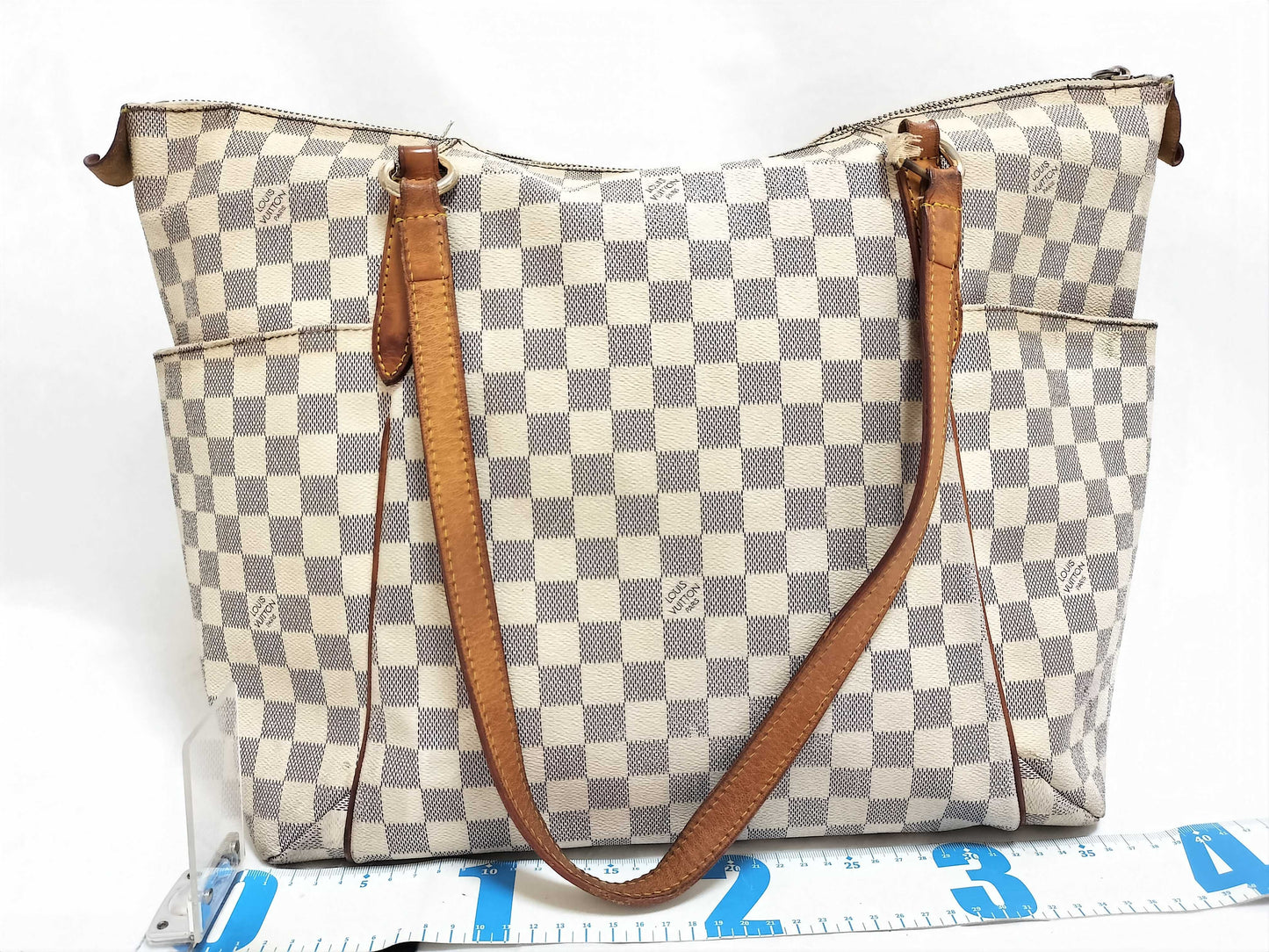 LOUIS VUITTON Damier Azur Totally Shoulder Bag