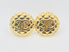 CHANEL Matelasse Earrings, 26 Stamped