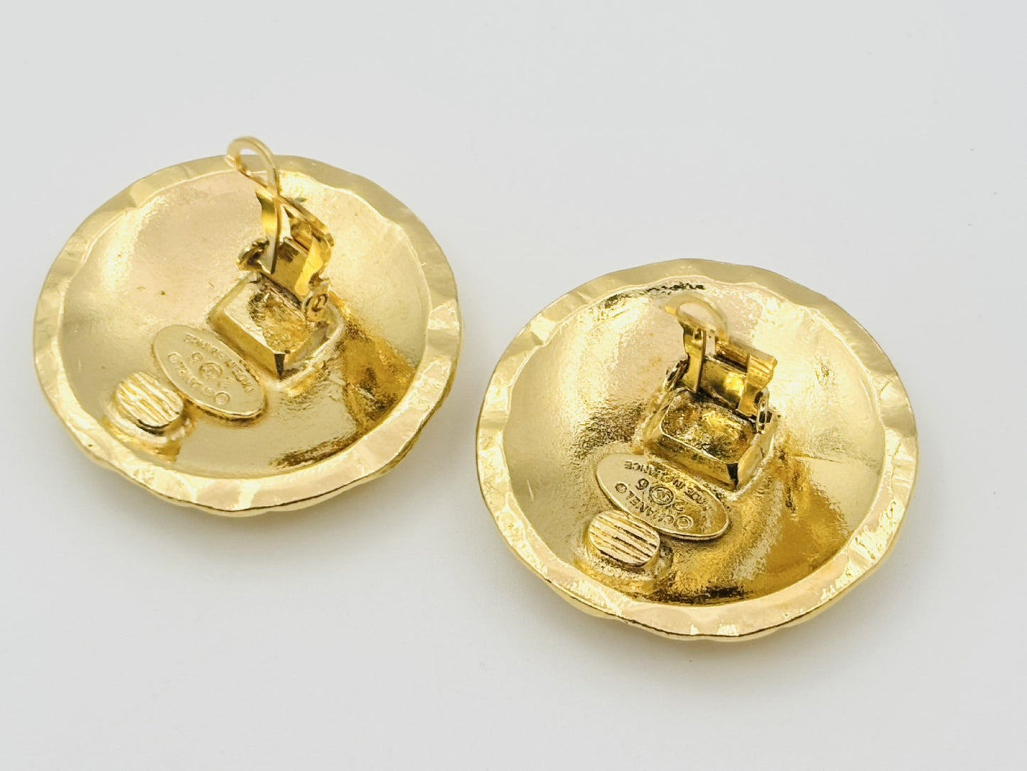 CHANEL Matelasse Earrings, 26 Stamped