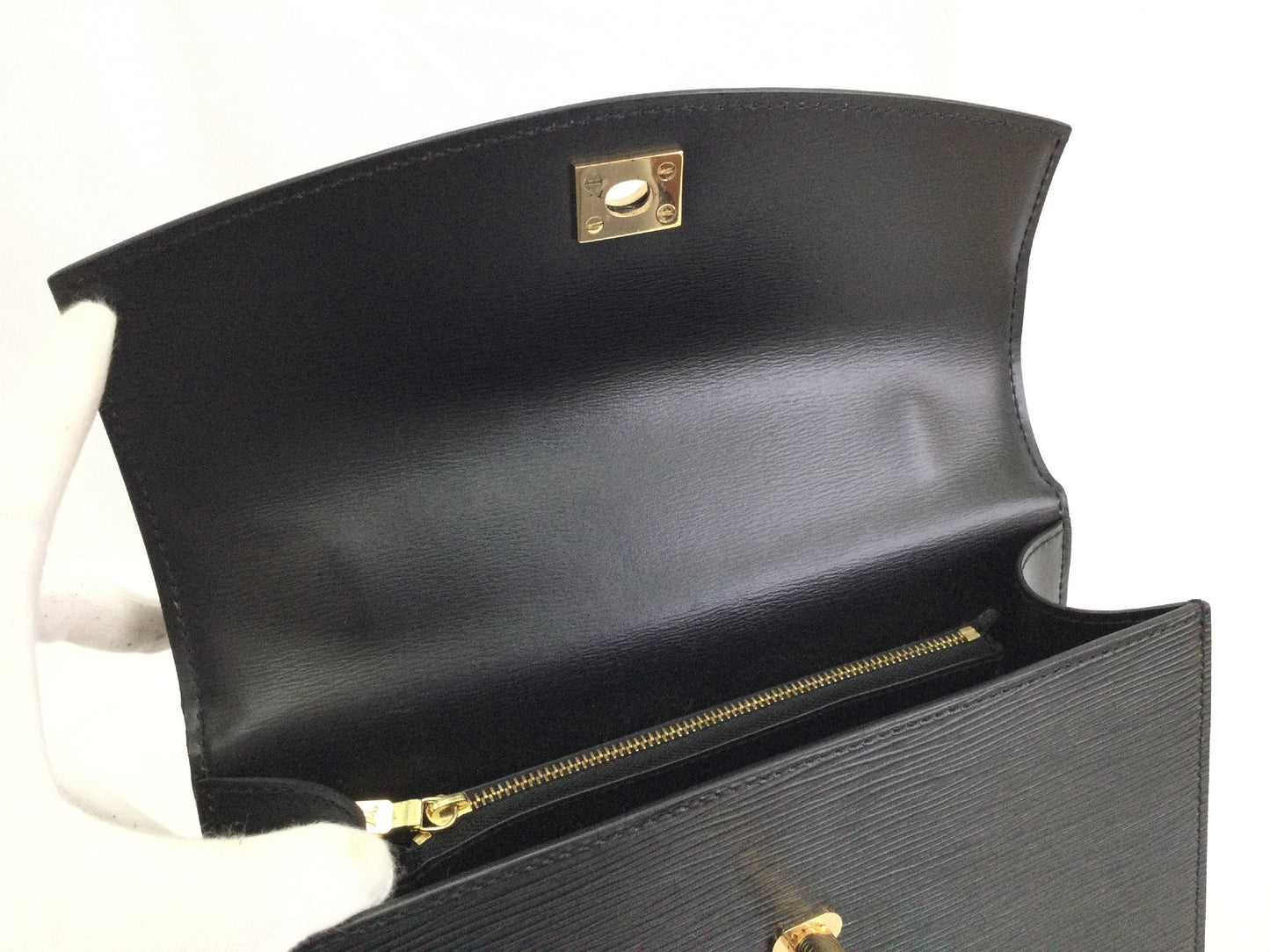 LOUIS VUITTON Malesherbes Noir Handbag