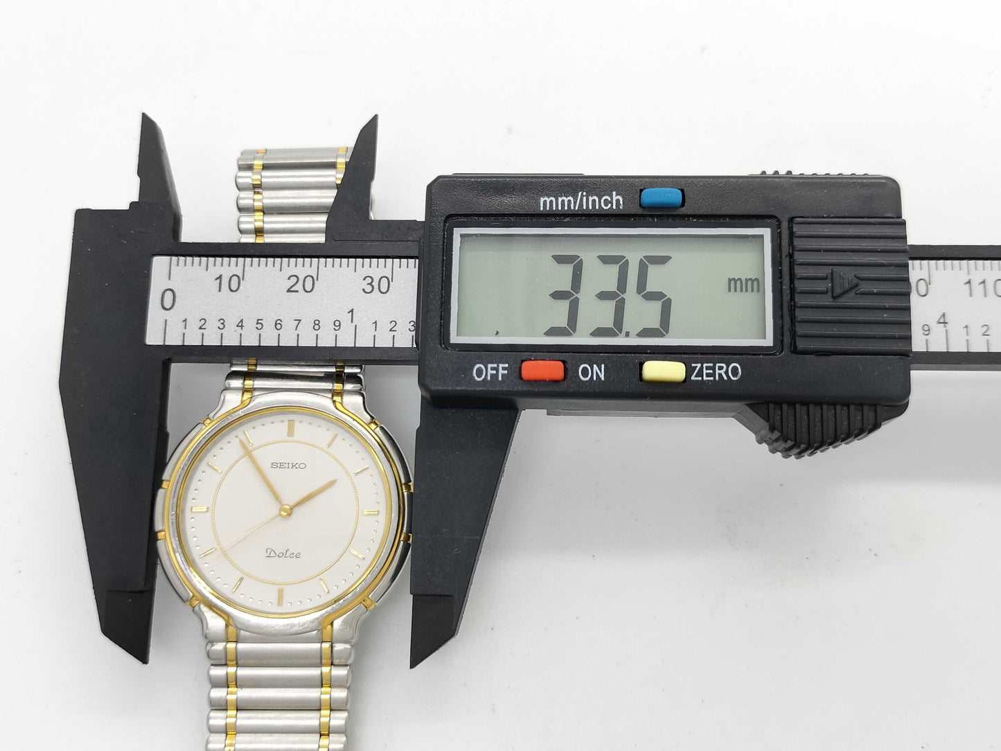 SEIKO Dolce 5E31-6B20 129871 SS/QZ White Dial Non-Working/No Operational Guarantee Men's Watch
