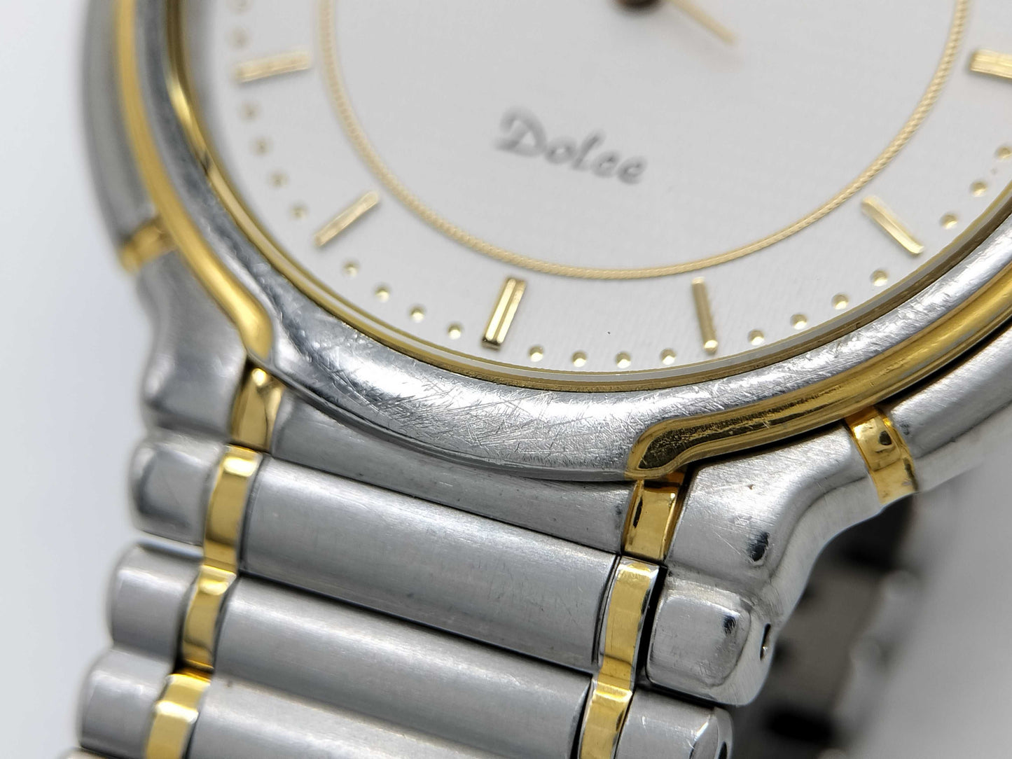 SEIKO Dolce 5E31-6B20 129871 SS/QZ White Dial Non-Working/No Operational Guarantee Men's Watch