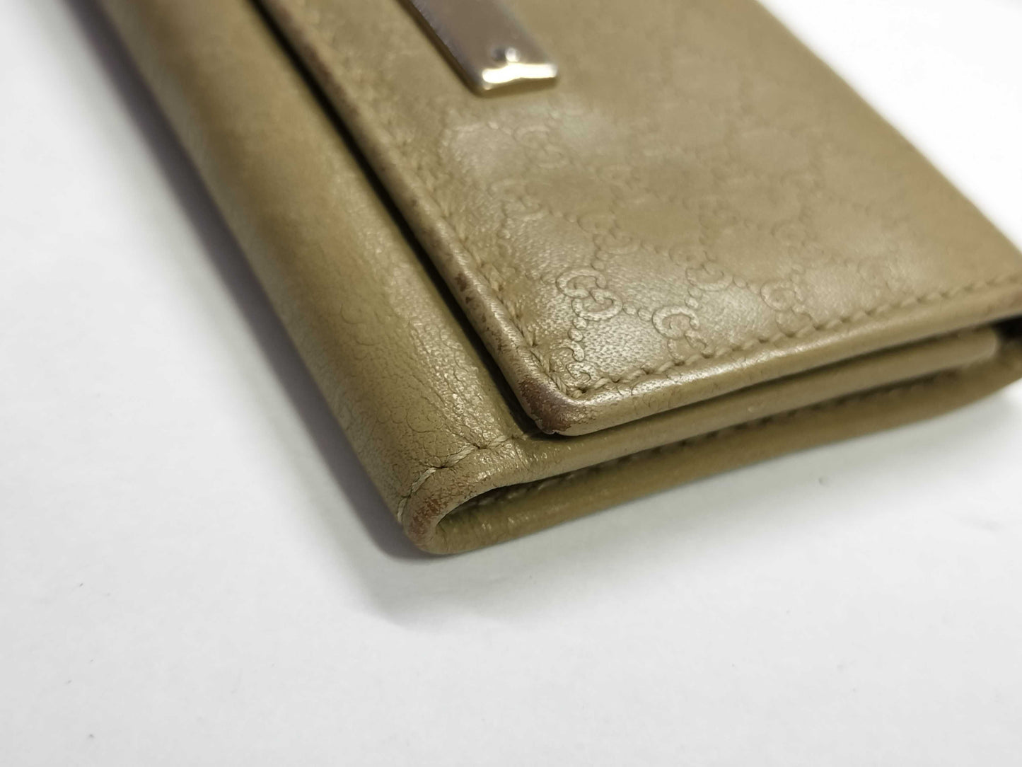 GUCCI GG Micro GG Leather 5-Key Case 033, 0416, 0888 Beige Key Case/Key Holder