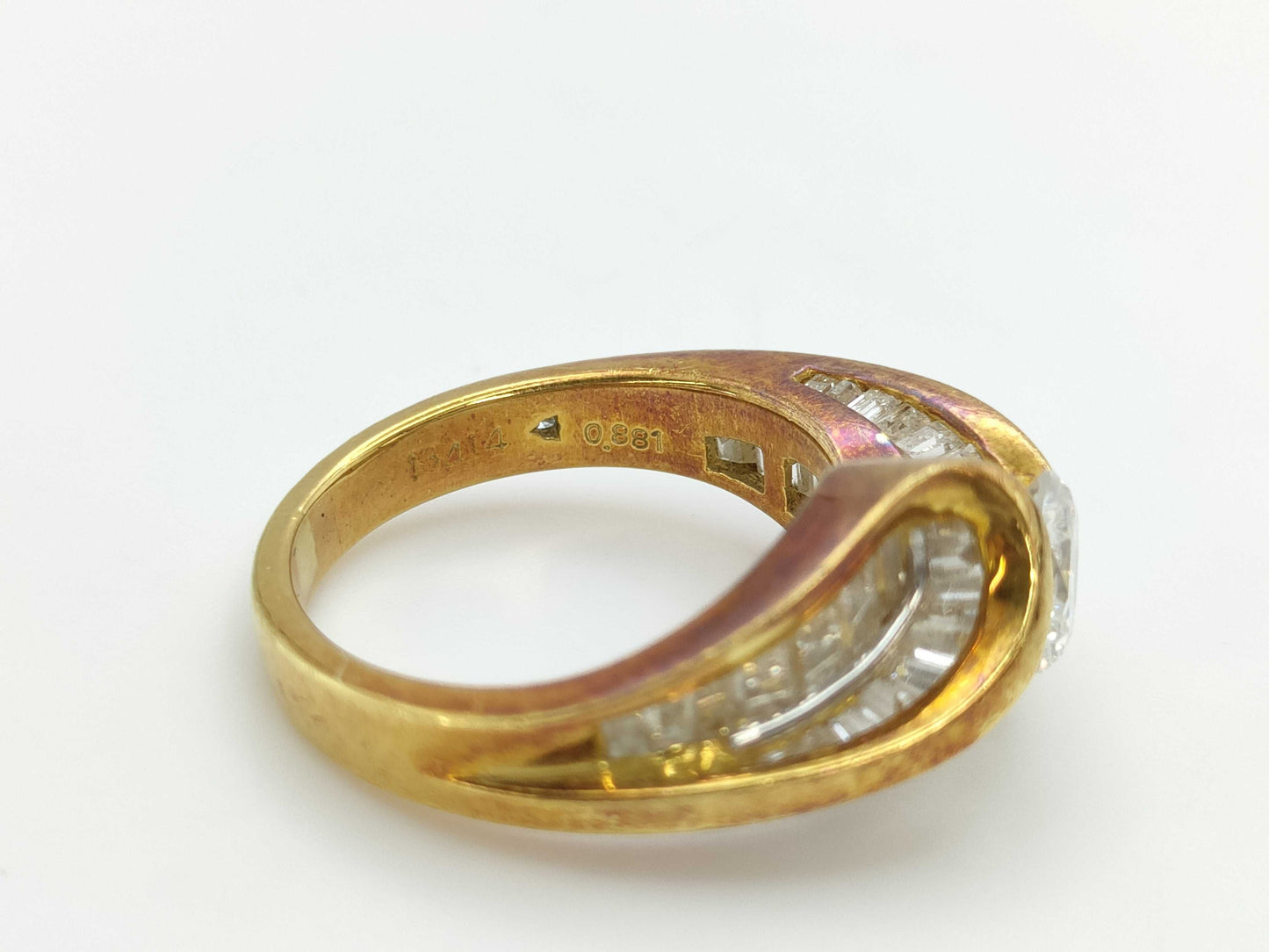 D0.881/1.45ct K18 7.5g Ring