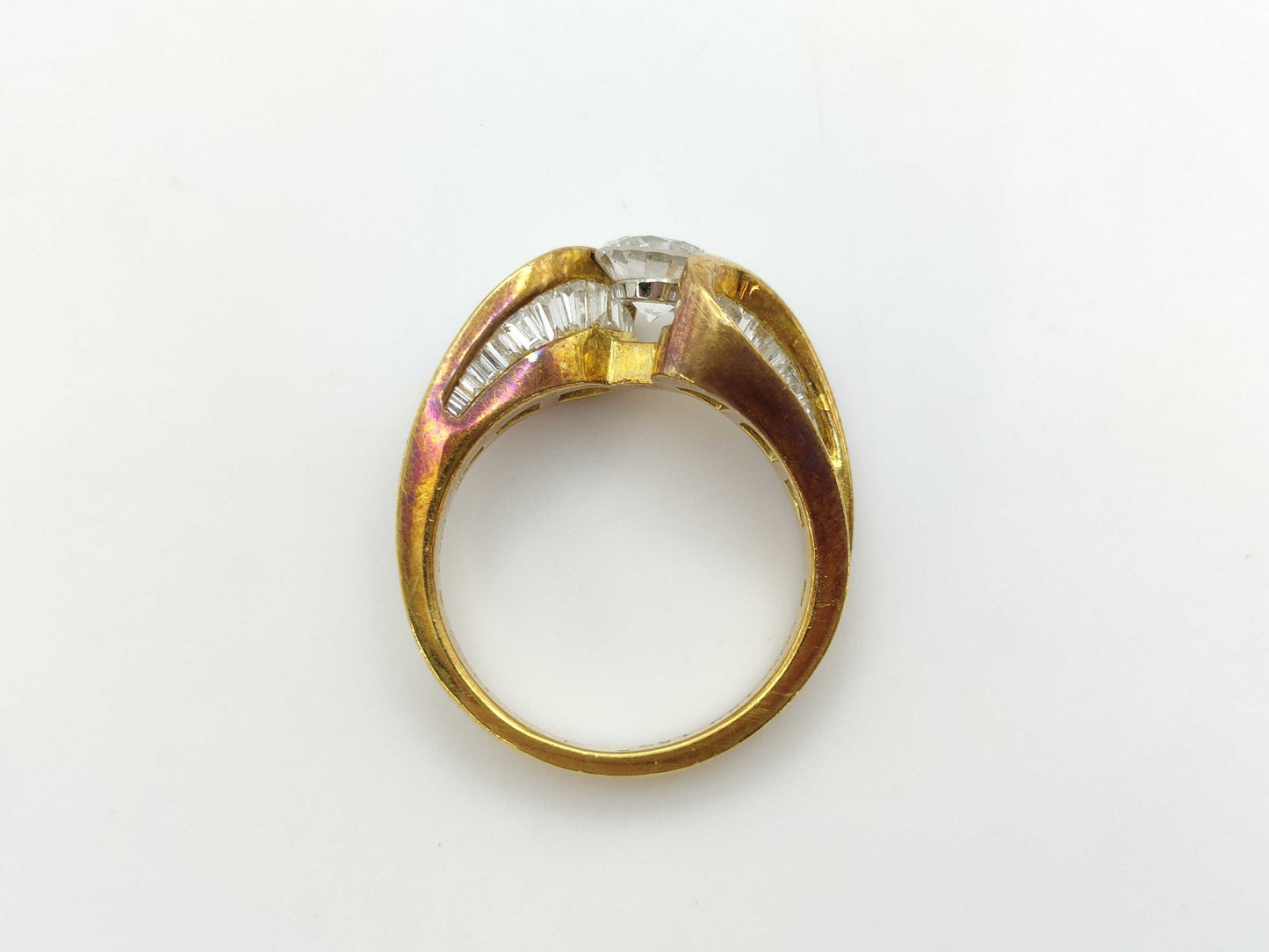D0.881/1.45ct K18 7.5g Ring
