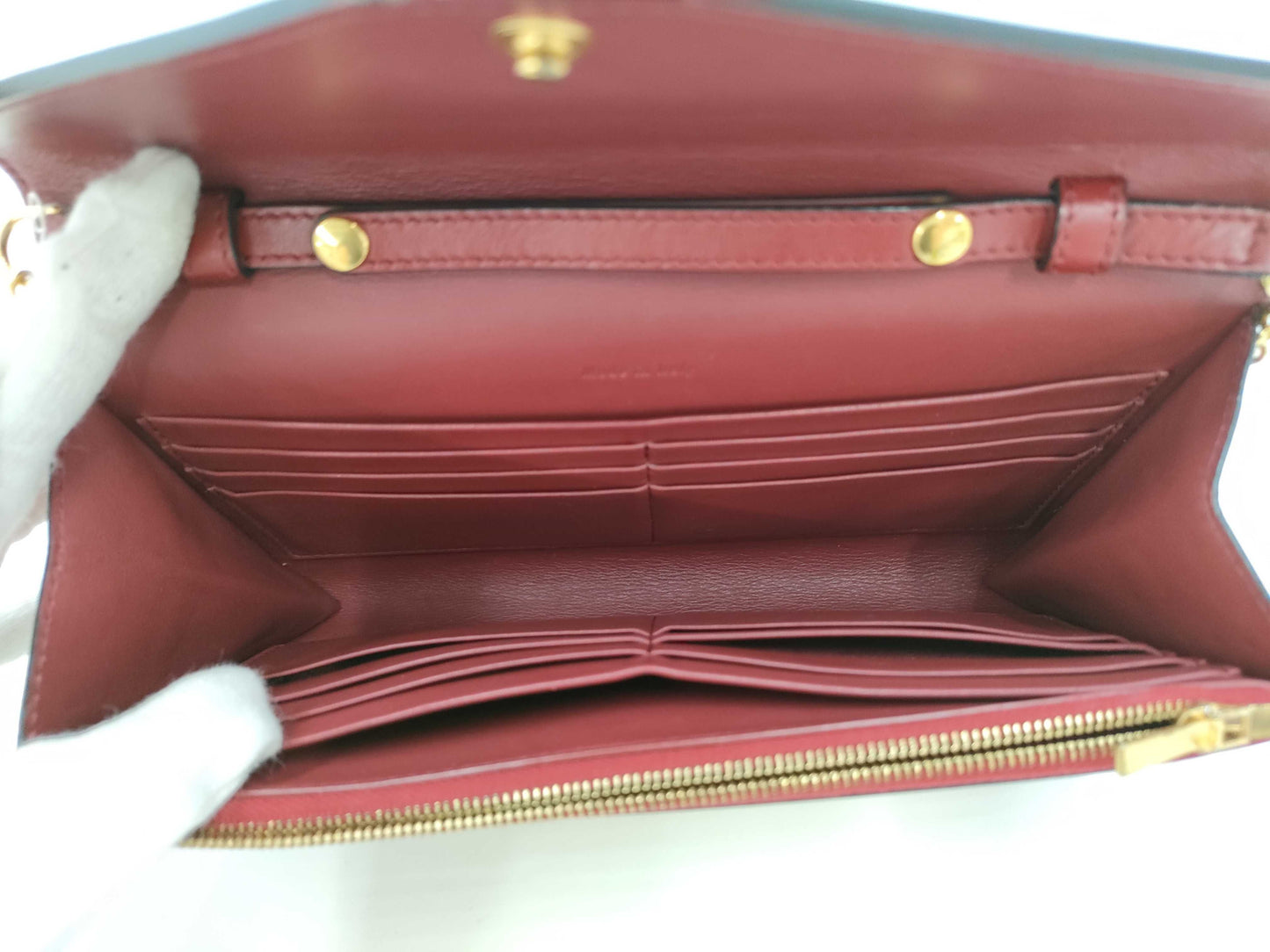CELINE Large Flap Chain Wallet Shoulder Bag